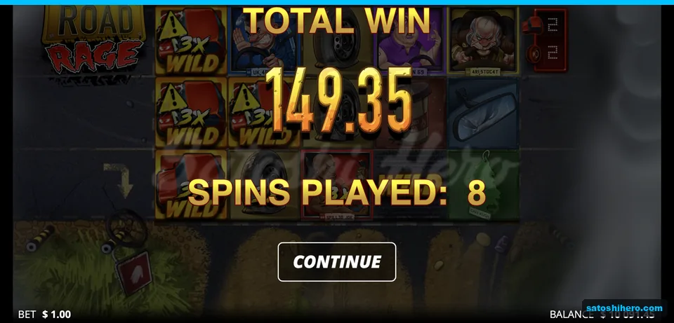 Total win panel shows 149.35 dollars