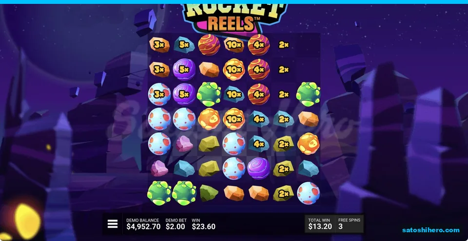 Multiplier trails cover columns during free spins