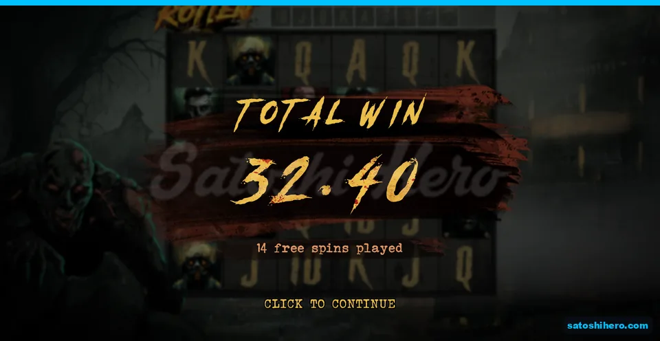 Total Win sign shows $32.40 payout