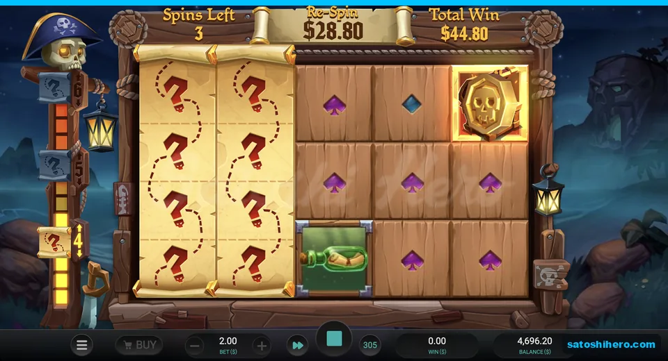 Three spins left with expanded Mystery reels