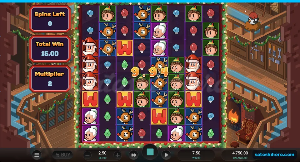Five Wilds sit beside a x2 multiplier