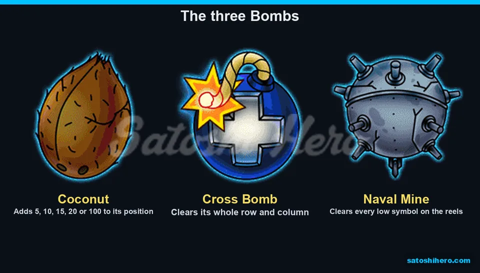 Coconut cross bomb and naval mine