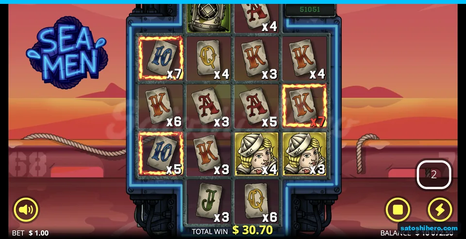 Multiplier-filled grid with two spins remaining