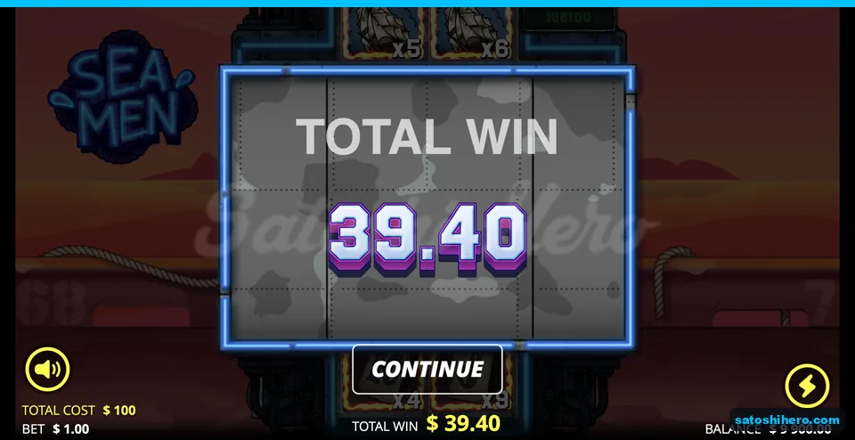 Collect panel reads $39.40 total win