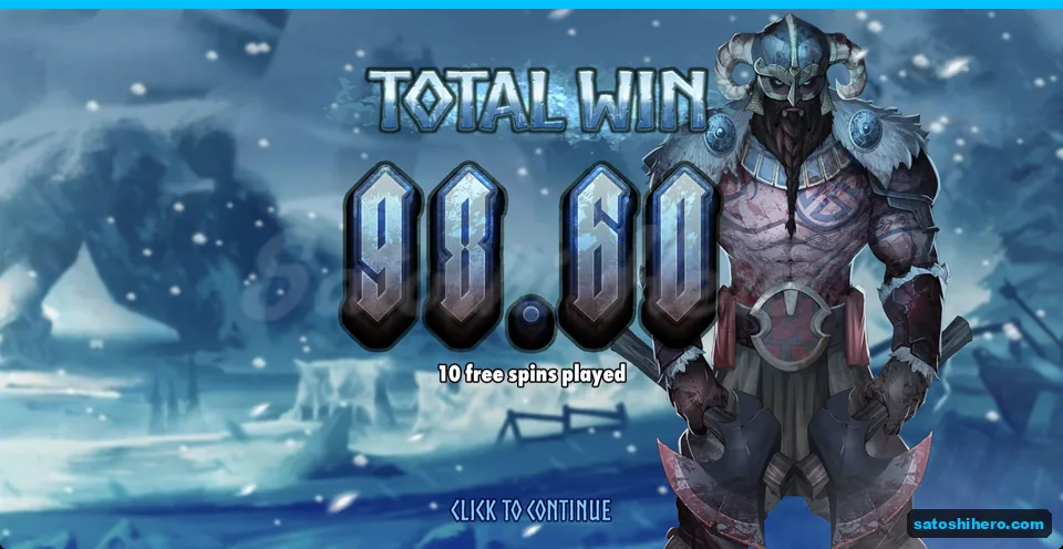 Frozen bonus result screen shows $98.60