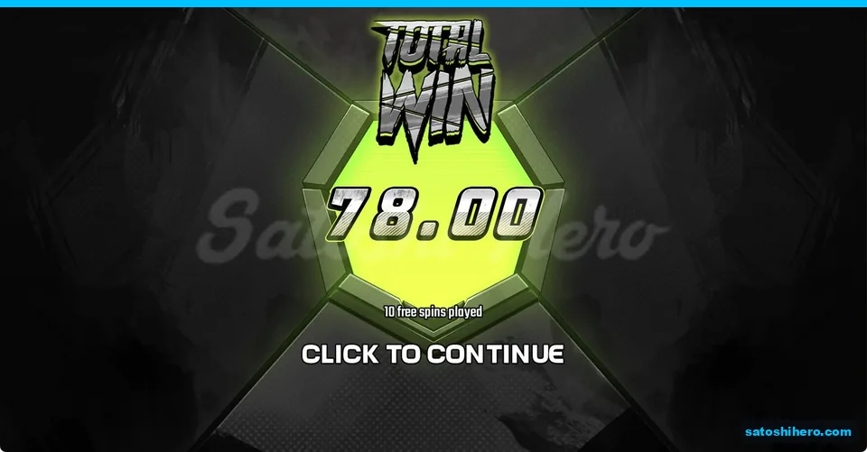 Total Win screen shows $78.00