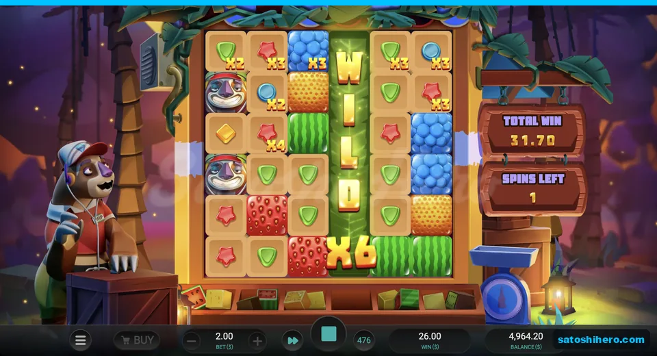 Wild reel beside candy multipliers