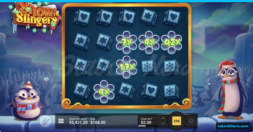 Five sticky collectors hold final multiplier values