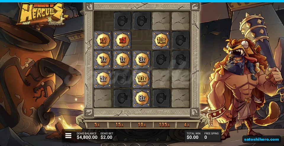 Coins and skull blocks fill treasure grid