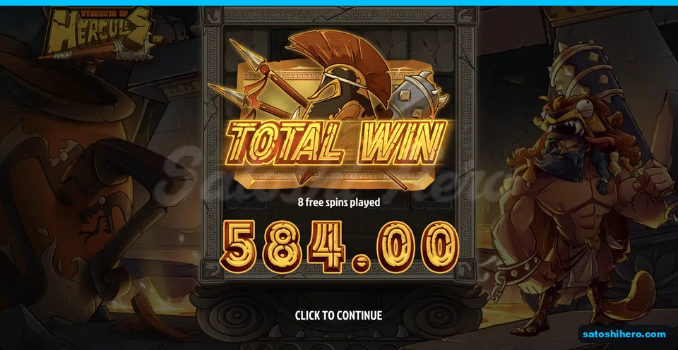 Chest payout screen showing $584.00 total