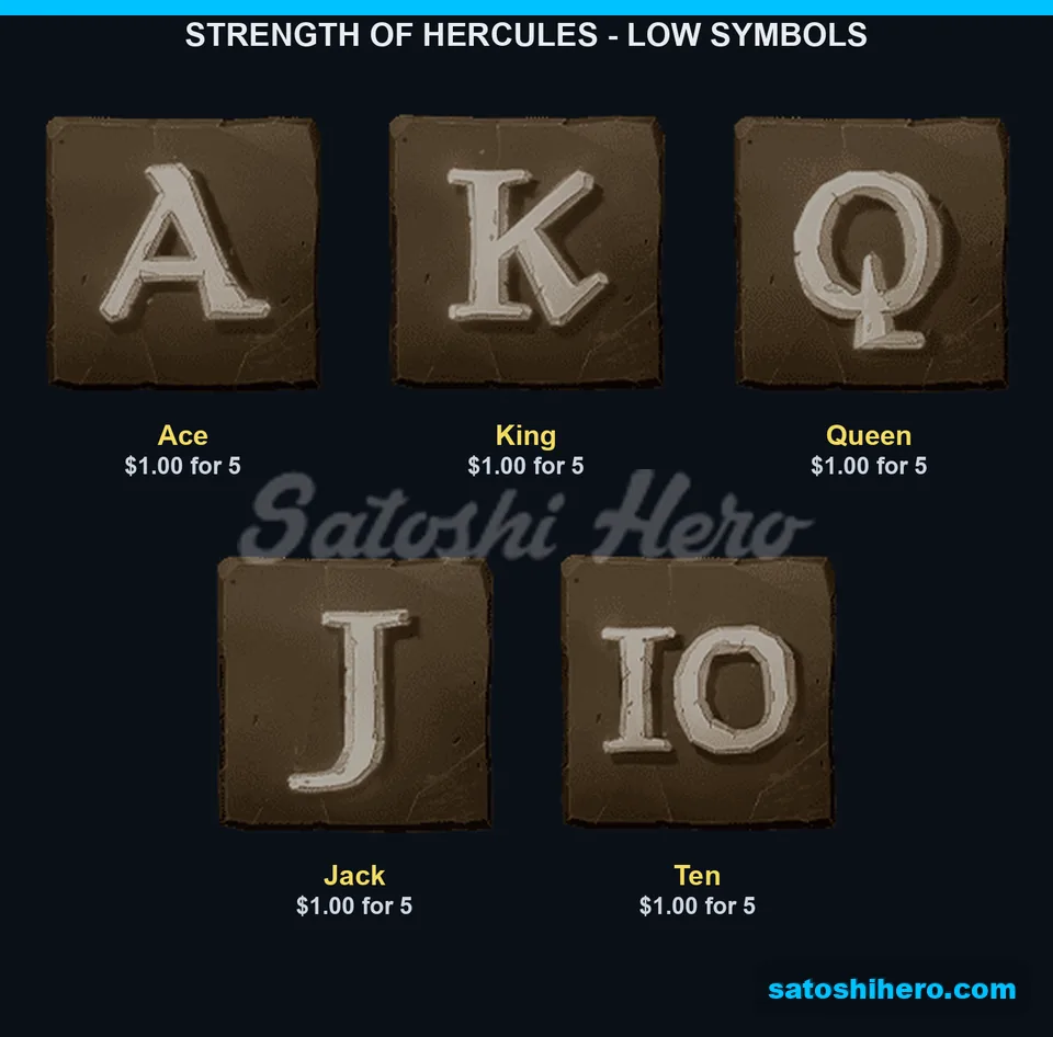Stone royal symbols share low pay values