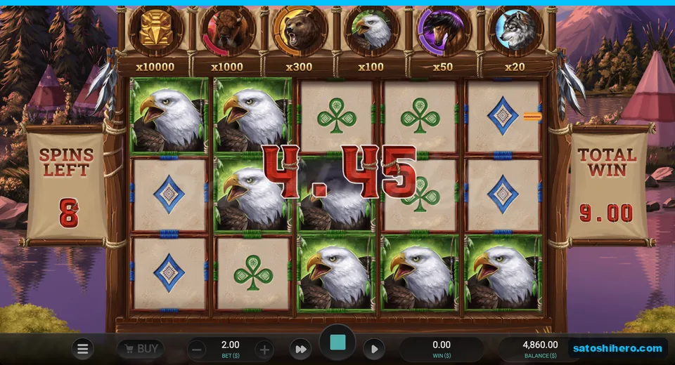 Eagles span reels with $9.00 banked