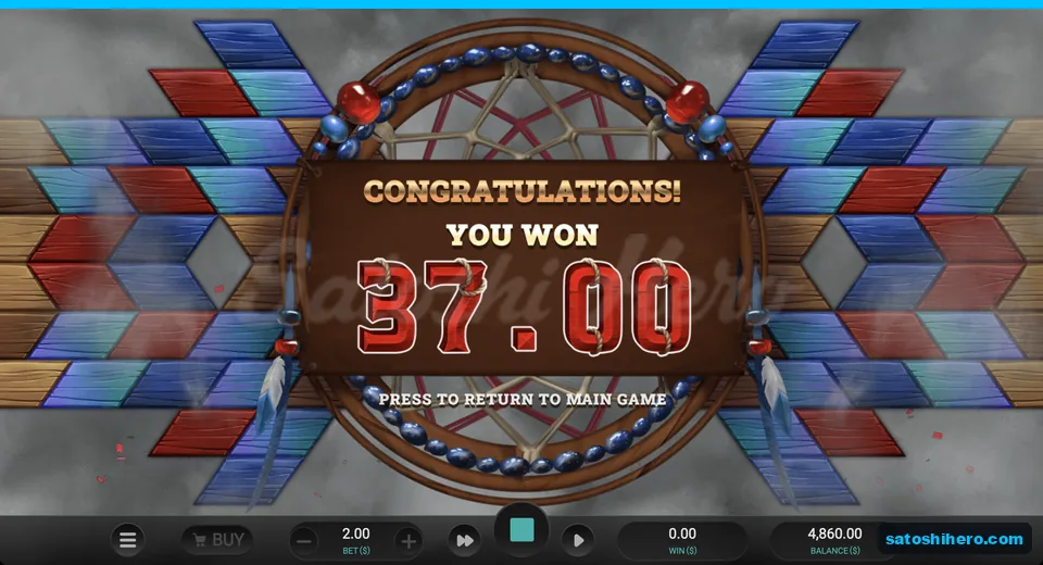 Collect card showing $37.00 payout