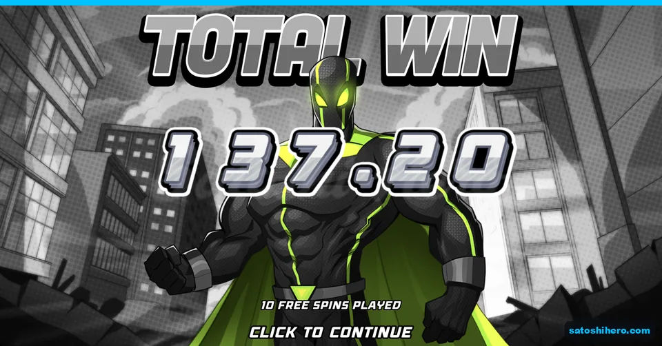Total win screen reads 137.20