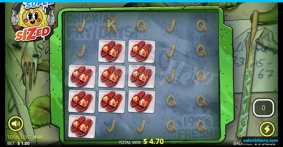 Slide sandals connect during final bought spin