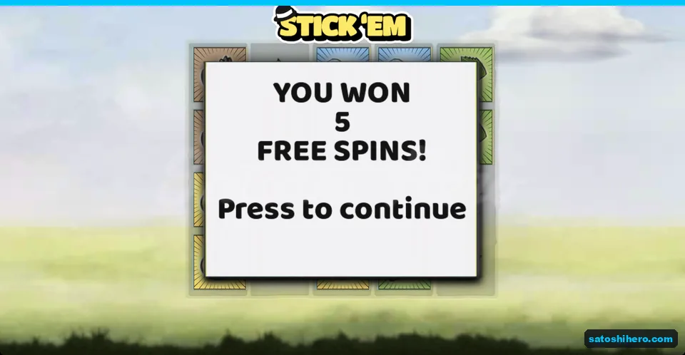White card awards five free spins
