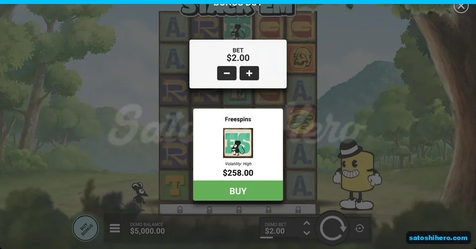 Bonus buy card shows $258 price