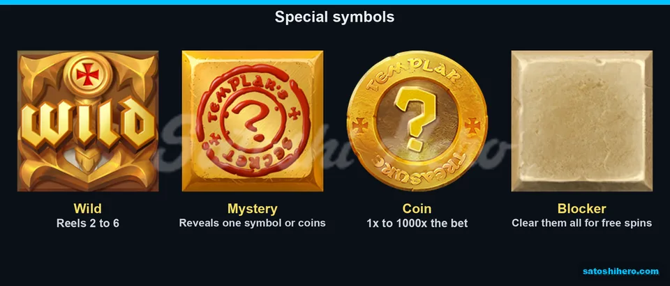 Wild Mystery Coin and sandstone blocker icons