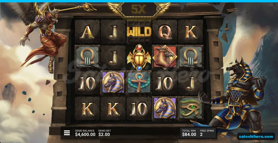 Total multiplier banner reaches 5X