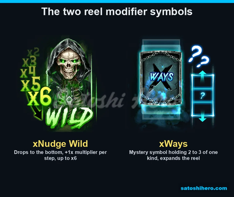 Reaper Wild and mystery tile feature symbols