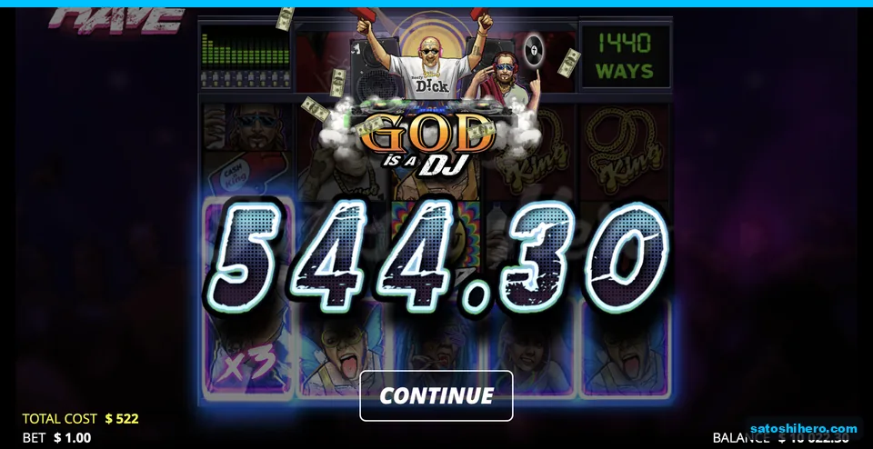 Result screen shows a $544.30 total
