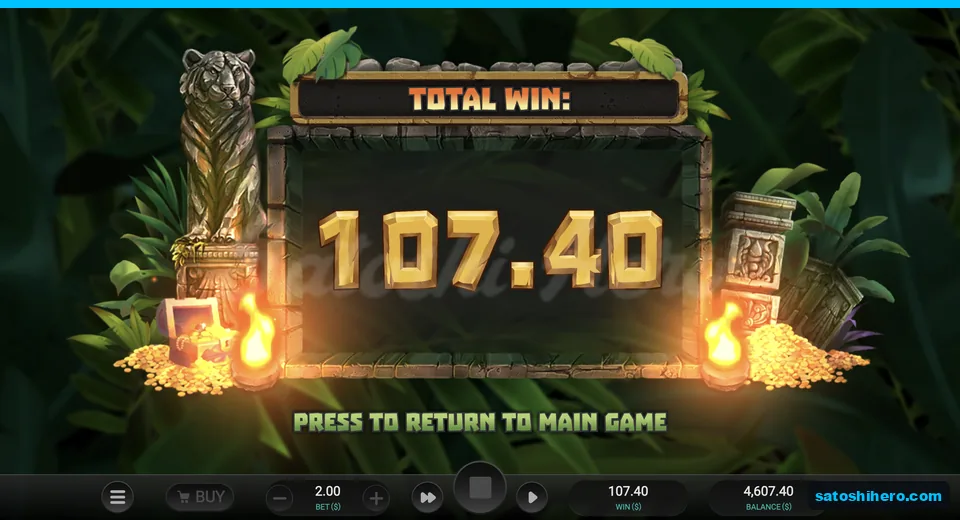 Collect screen shows $107.40 total