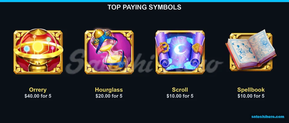 Golden orrery tops the occult paytable