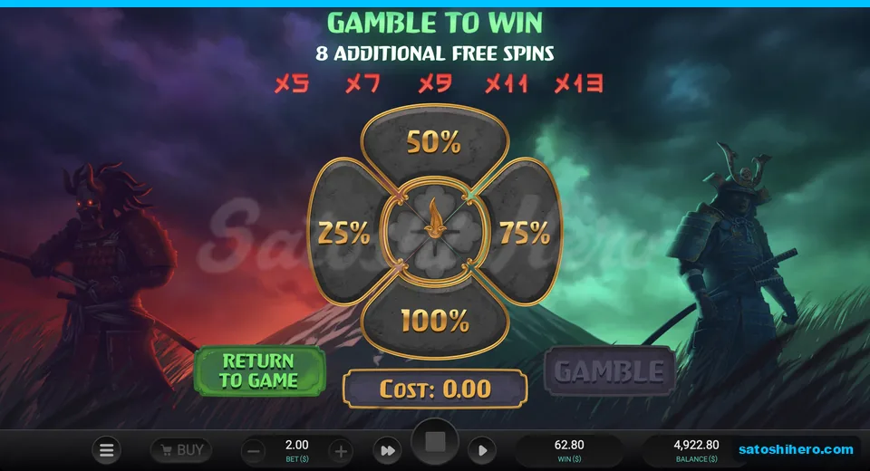 Wheel offer for eight extra free spins