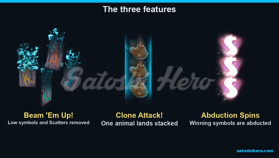 Sparkling signs chickens and Scatters preview features