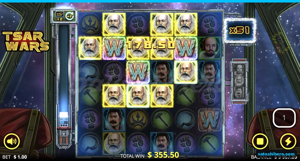 Marx symbols and Wilds pay $178.50