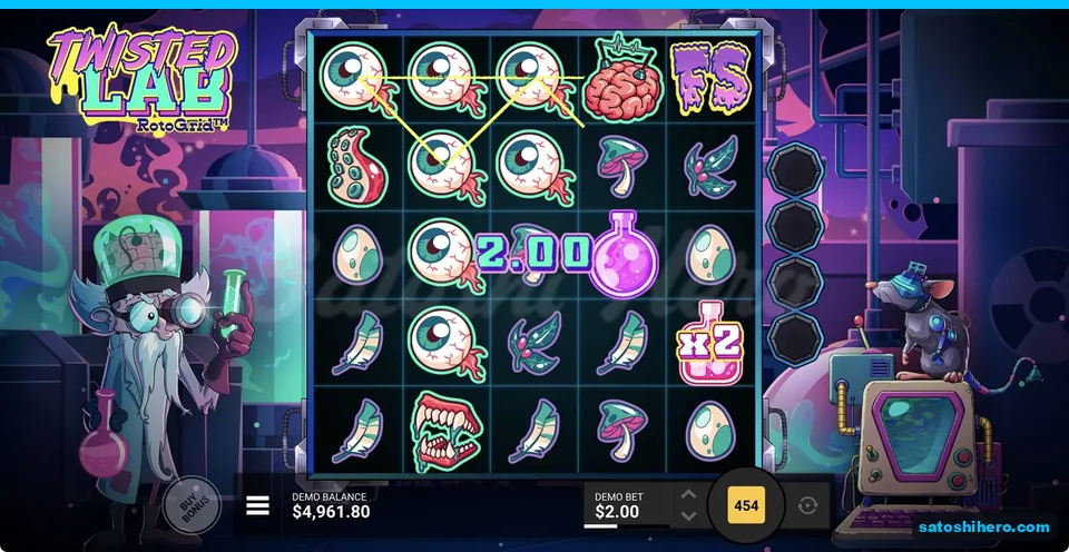 Eyeball lines connect for a two dollar win