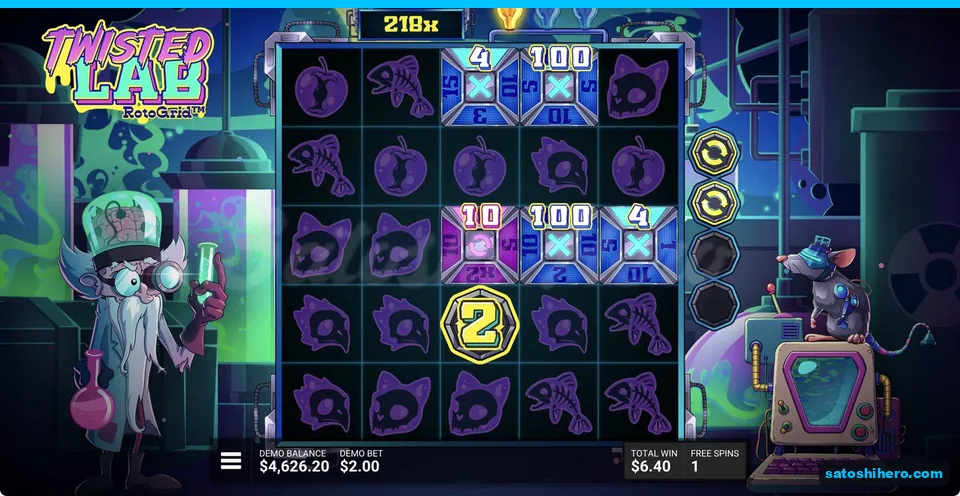 Twisters show 100x 10x and 4x values