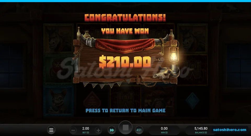 Round-end sign shows $210.00 total