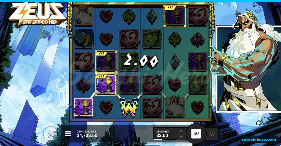 Grape chalices connect through rainbow Wild