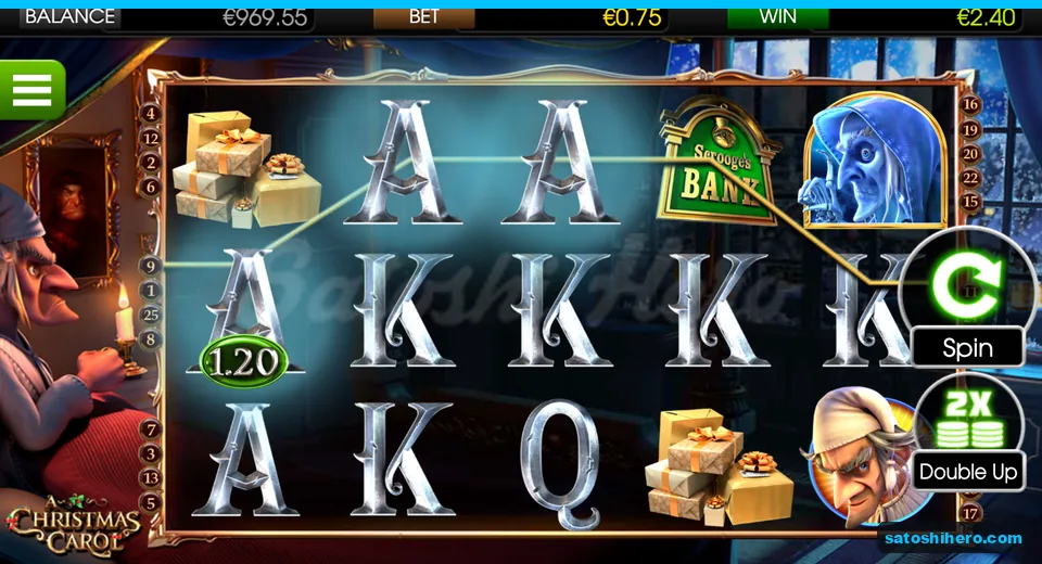 $2.40 line win with A and K symbols