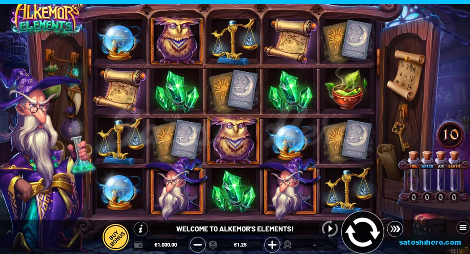 Fresh $1,000.00 balance beside owl, scroll, emeralds and empty tubes