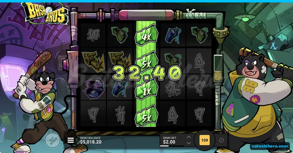 Cash Stack multipliers rise on middle reel