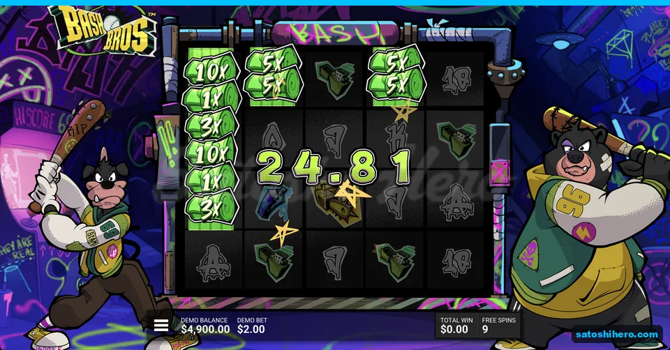 Fred copies a Cash Stack on first reel