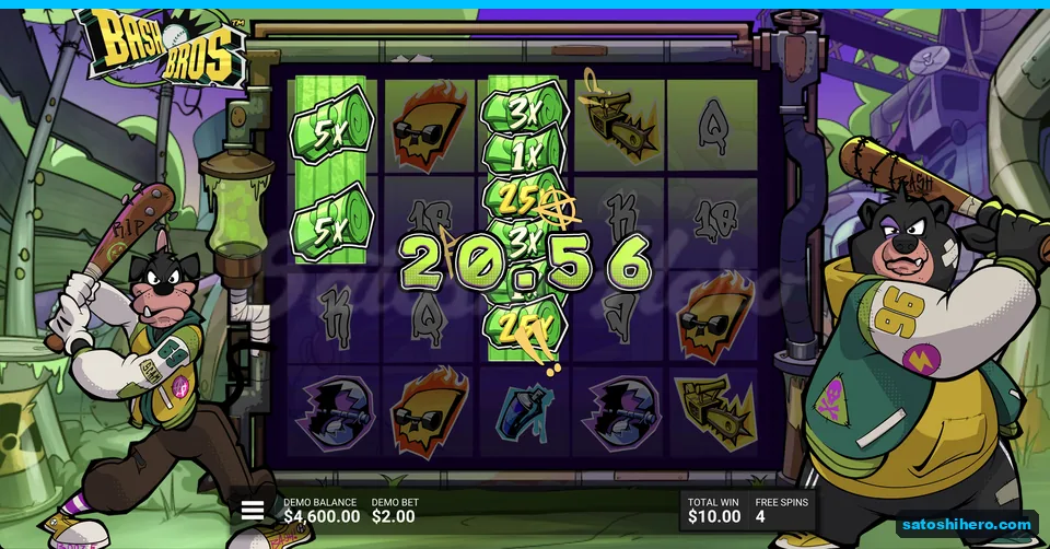 Cash Stack values sit across three reels