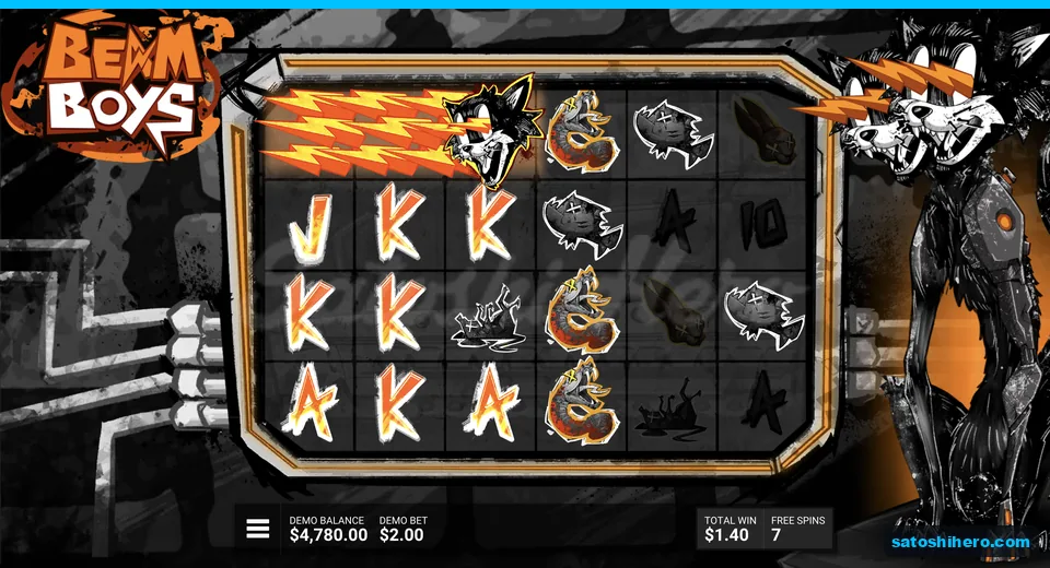 Wild cat turns the top row wild