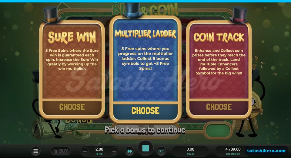 Three bonus cards offered at spin 295