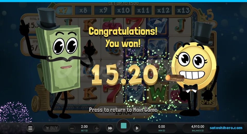 Total screen shows fifteen dollars twenty