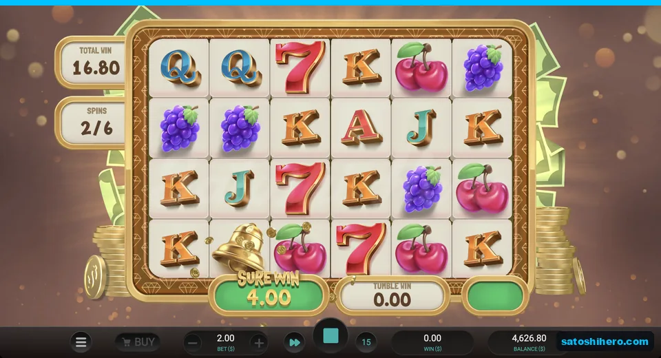 Sure Win round shows sixteen eighty banked