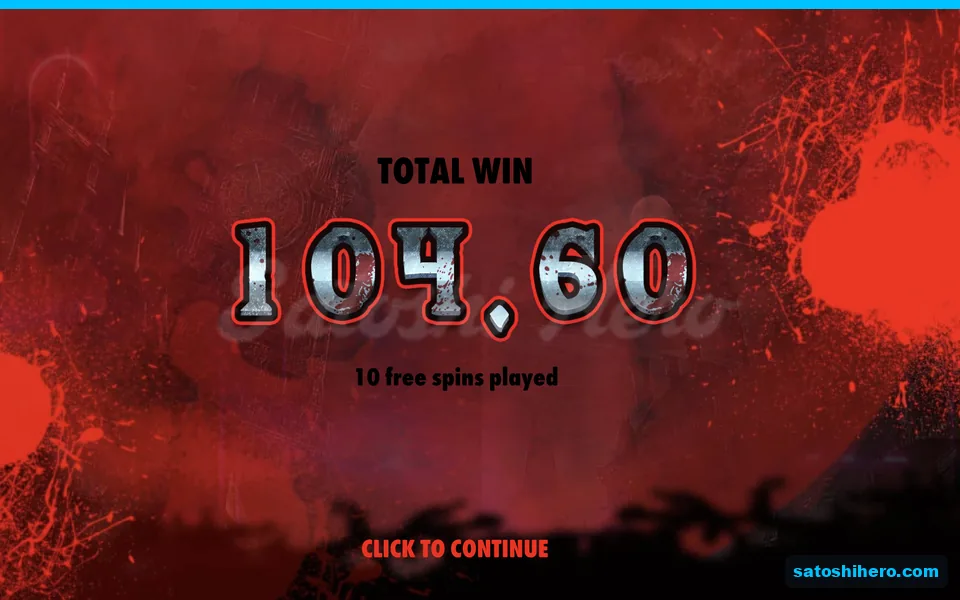 Total win card shows $104.60