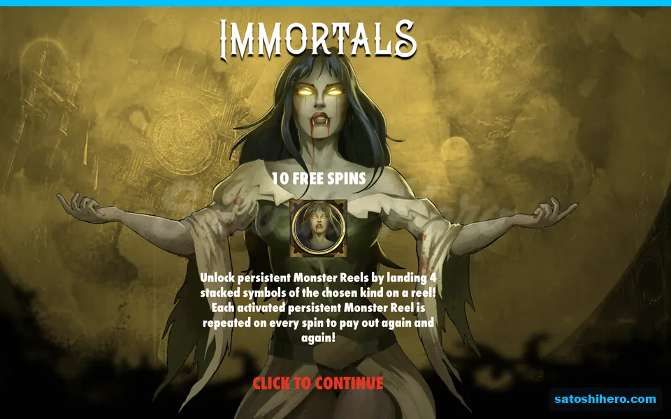 Vampire portrait appears on the intro card