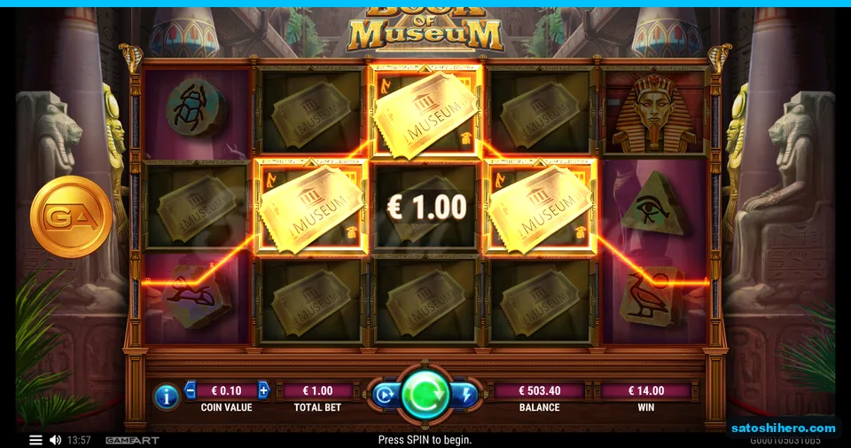 $14.00 win box over three linked museum tickets