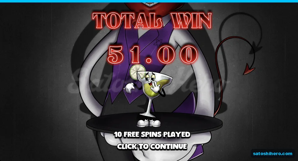Total card shows 51 dollars from free spins