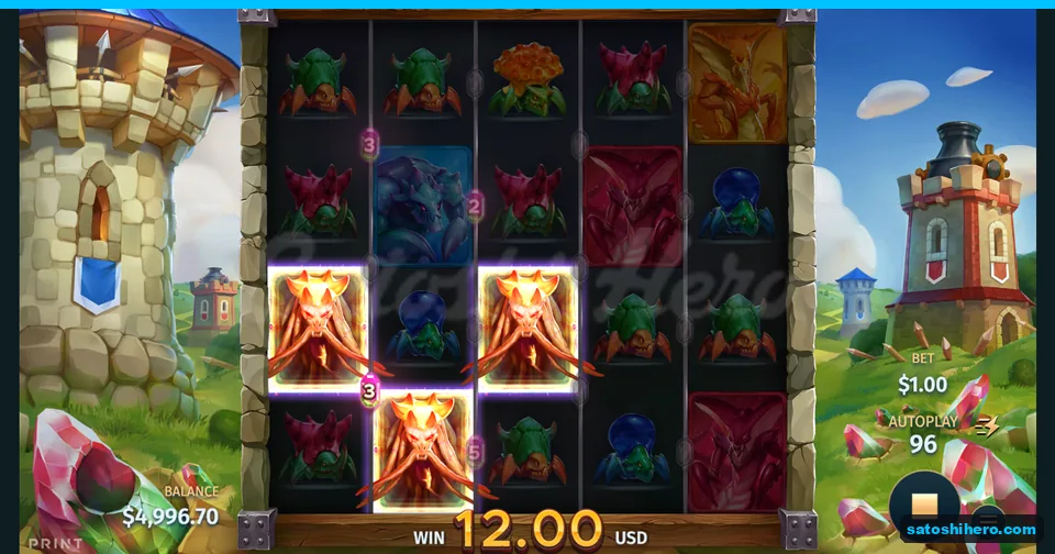 Three Mentarch cards with 12.00 USD win