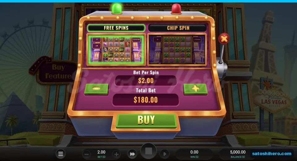 Buy machine shows $180 and $140 options