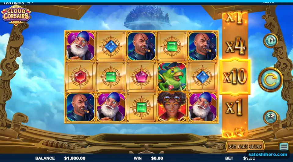$1,000 balance, x10 reel, settled grid